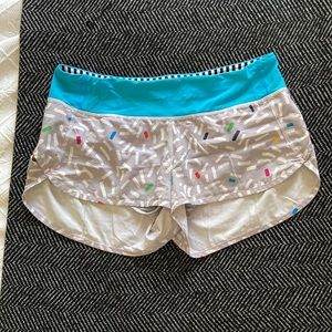 Limited edition Lululemon seawheeze shorts